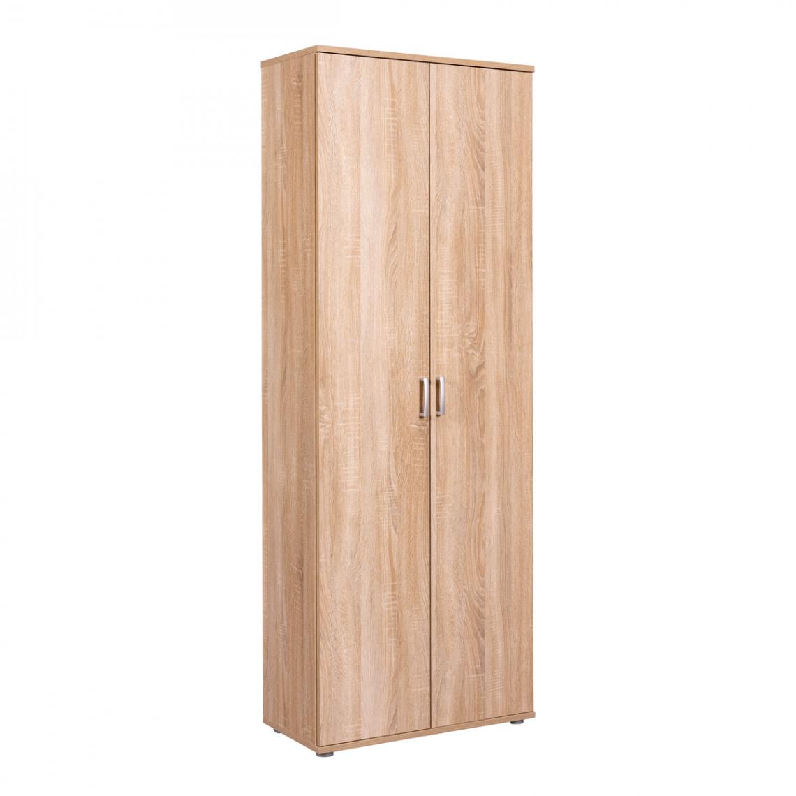 Armoire haute avec 2 portes battantes en bois