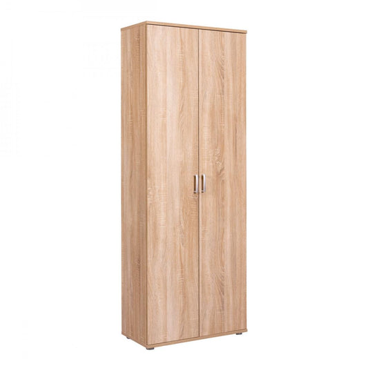 Armoire haute avec 2 portes battantes en bois